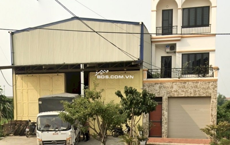 Bán 124m2 đất đấu giá Giai Phạm mặt đường tỉnh lộ 381, Cạnh KCN Phố Nối A, Vỉa hè 17m + lưu không thêm 100m2